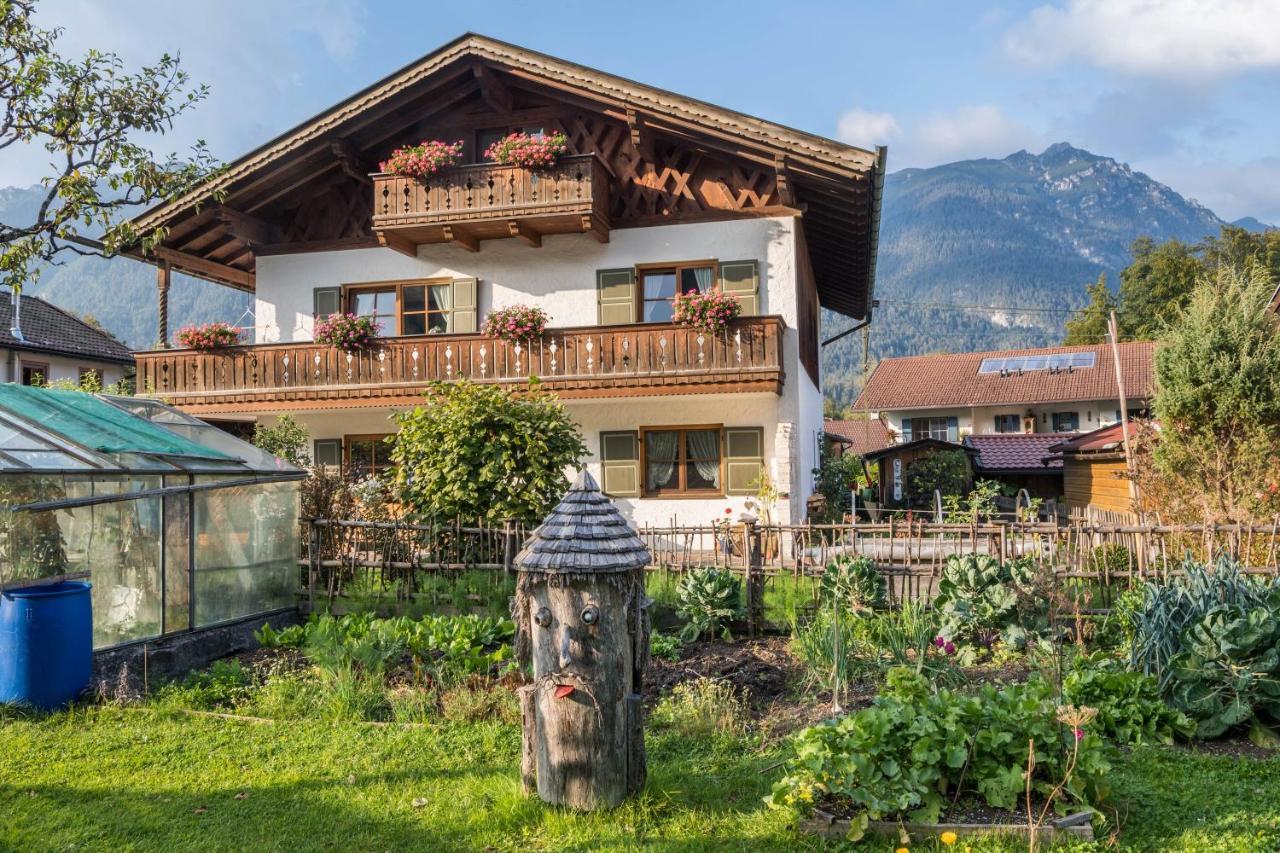 Ferienwohnung Gipfelblick Grainau Buitenkant foto